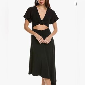 WEWOREWHAT: Black Dress with Cutout